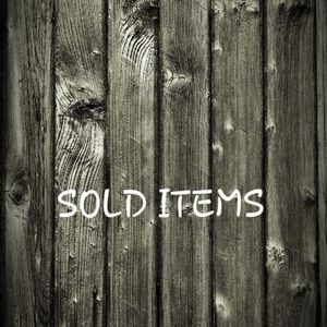 SOLD ITEMS